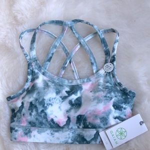 GAIAM Yoga Bra Berkeley Print Size XS NWT